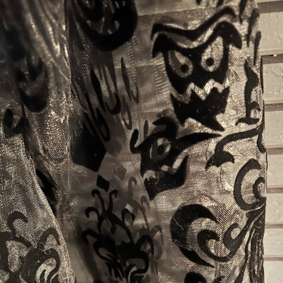 Disney The Haunted Mansion Wallpaper Long Sleeve Button Down Shirt - Picture 2 of 5